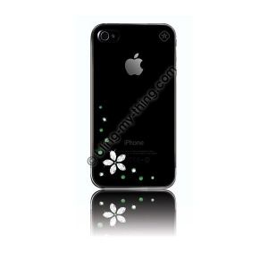 Чехол Bling My Thing Flower Case Green Mix Clear for iPhone 4 (11-00-3-14)